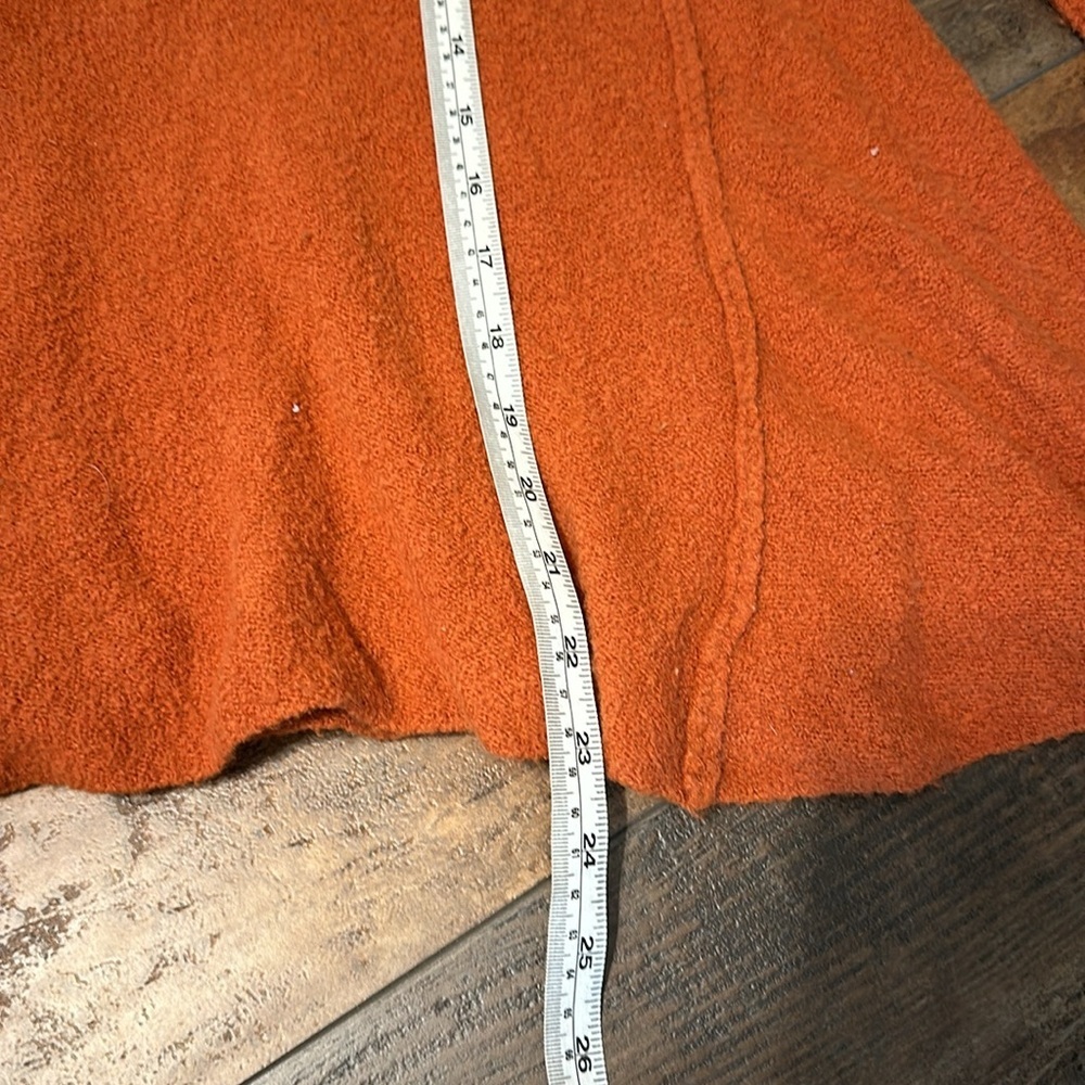 FREE PEOPLE BURNT ORANGE COCOON COWL NECK SWEATER SIZE XS H3 - Picture 7 of 7